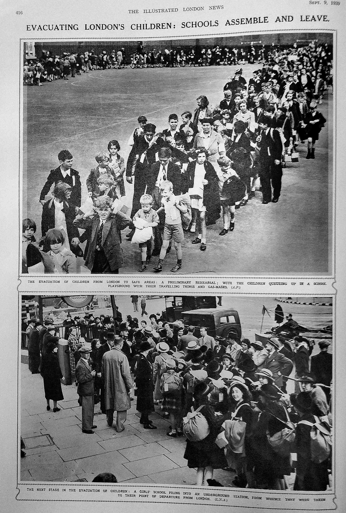 evacuate londons children to the countryside